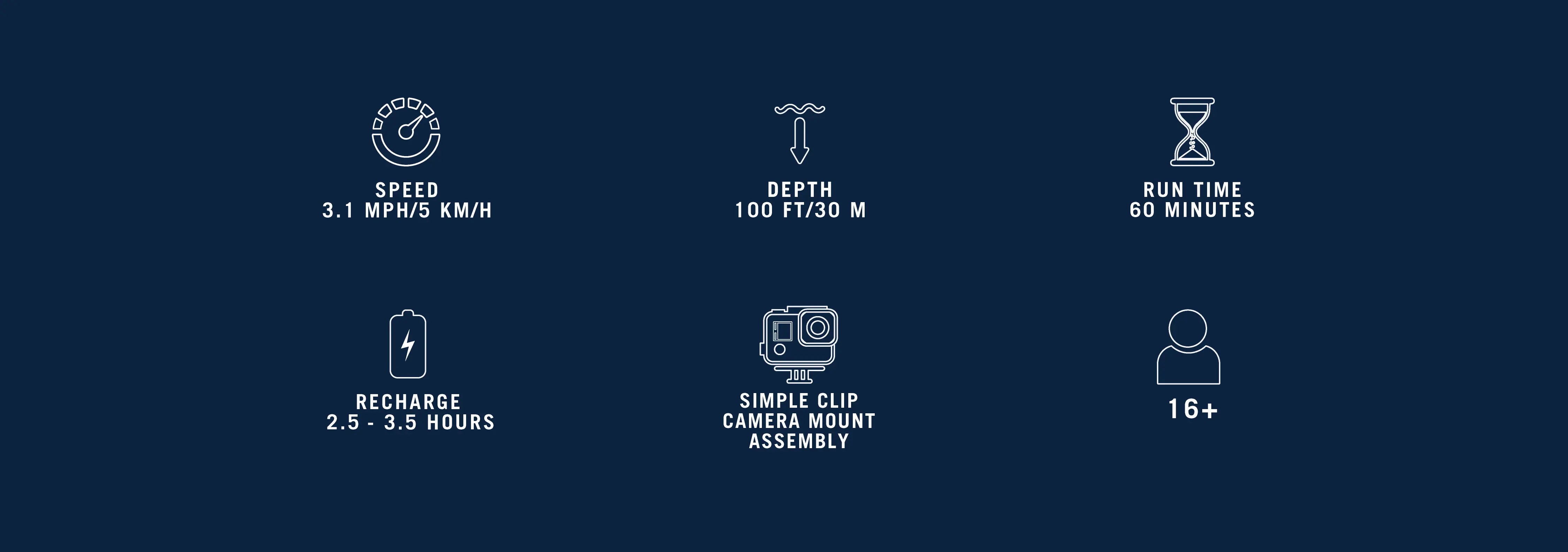 Navtech 3 Seascooter Key Specification