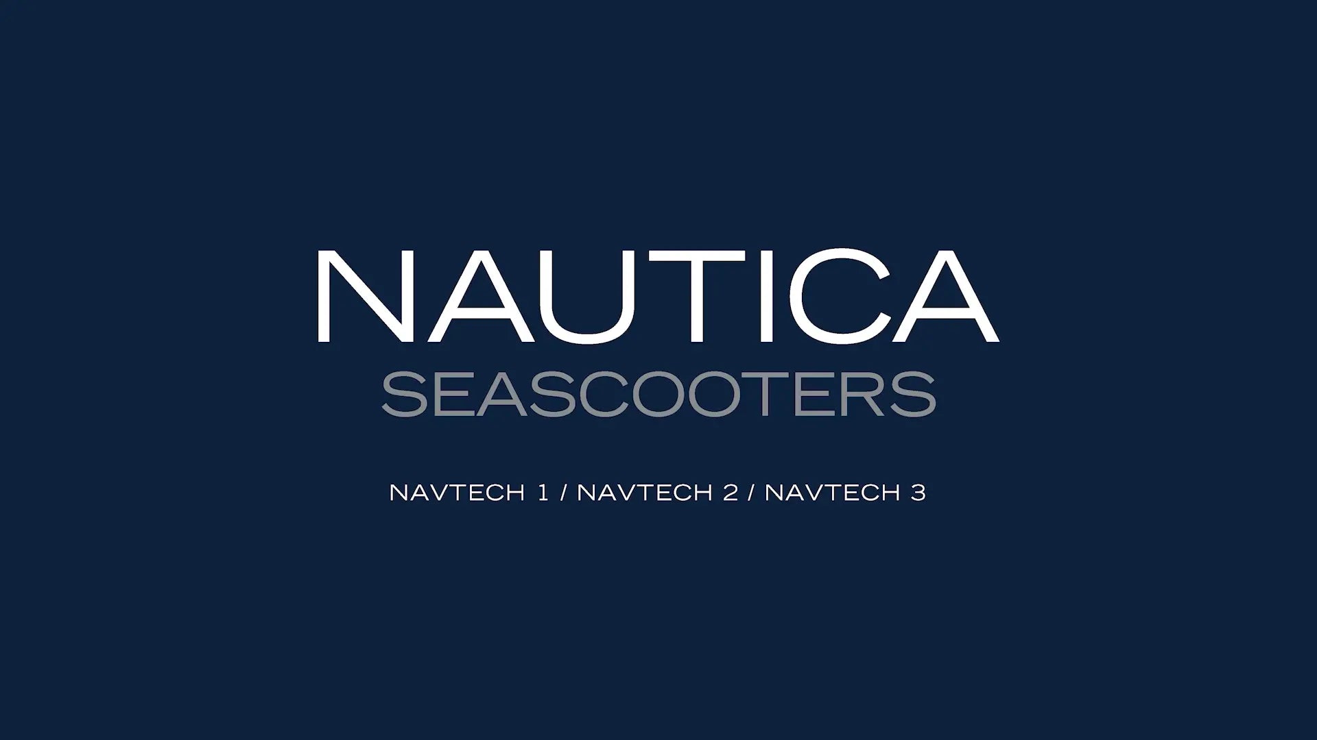 Nautica Seascooter Navtech 1, Navtech 2, Navtech 3